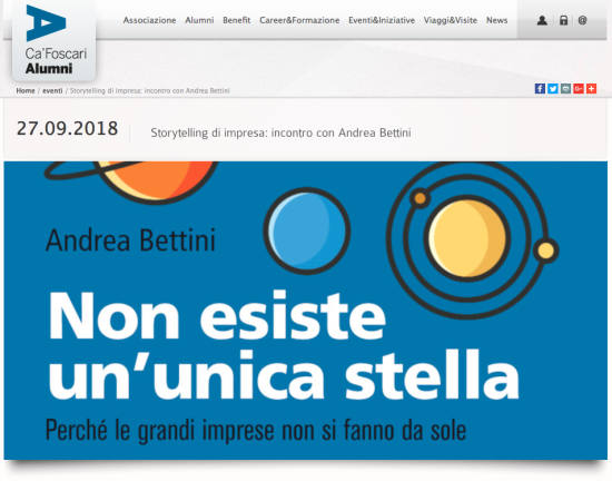Non esiste un'unica stella a Cà Foscari